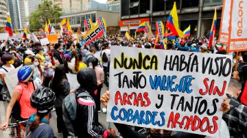 Marchas en Bogotá por una nueva jornada de "paro nacional"