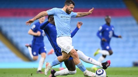 Agüero podría no tener minutos en la final de la Champions.