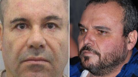 El "Rey" Zambada (derecha) fue testigo en el juicio a Guzmán Loera.