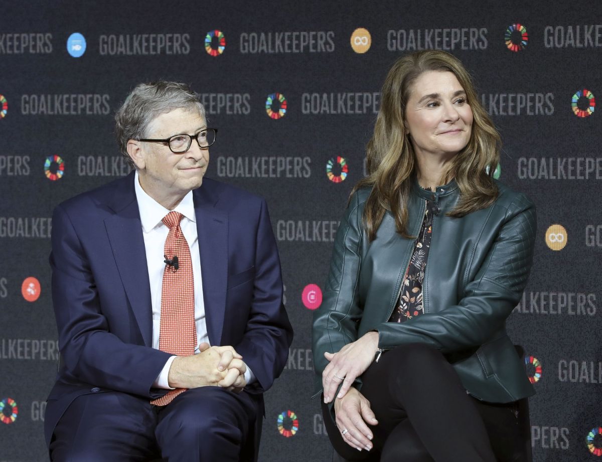 Bill y Melinda Gates en un evento en 2018.