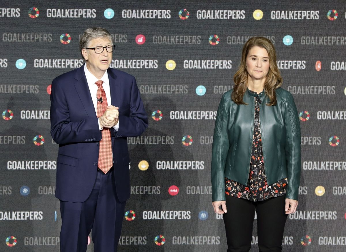 Bill Gates y Melinda Gates durante un evento en Nueva York en 2018.