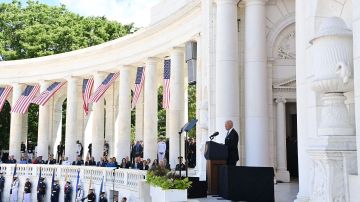 El presidente Biden lideró la ceremonia por el Memorial Day.