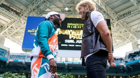 Floyd Mayweather amenaza a Jake Paul