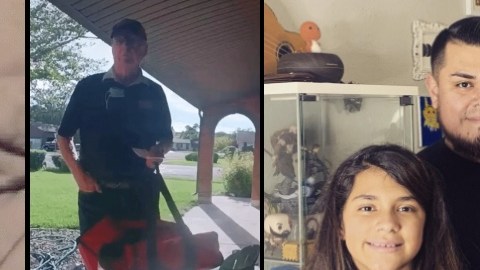 VIDEO: Familia latina recauda $12,000 dólares para abuelito de 89 años que tiene que trabajar repartiendo pizzas para pagar facturas