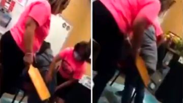 VIDEO: Niña de 6 años es golpeada con tabla por directora de escuela de Florida