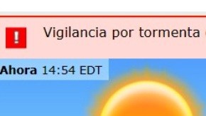Alerta por fuerte tormenta eléctrica "como tornado" esta tarde y noche en Nueva York