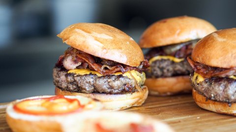 Hamburguesas con queso