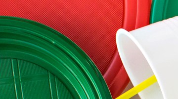 vajilla de plástico