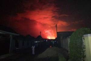 Volcán Nyiragongo, impresionantes imágenes de la erupción en el Congo