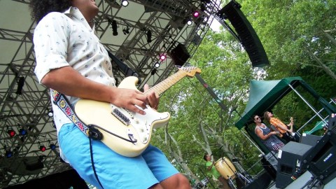 Concierto de verano en Central Park, NYC.
