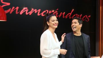 En Enamorándonos USA, Rafael Araneda junto a Ana Patricia Gámez.
