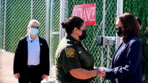 Kamala Harris en la frontera