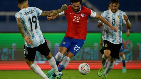 Ben Brereton ya tuvo minutos contra Argentina.