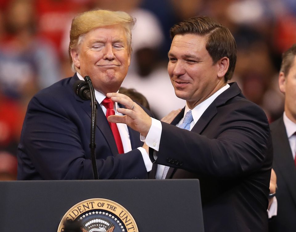 Gobernador de Florida, Ron DeSantis, vencería a Trump en elección