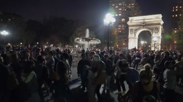 Las fiestas en Washington Square Park han dejado heridos.