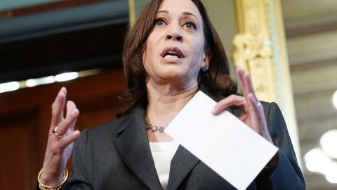 La vicepresidenta Kamala Harris.