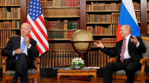 Los presidentes Joe Biden y Vladimir Putin se reunieron durante más de cuatro horas.
