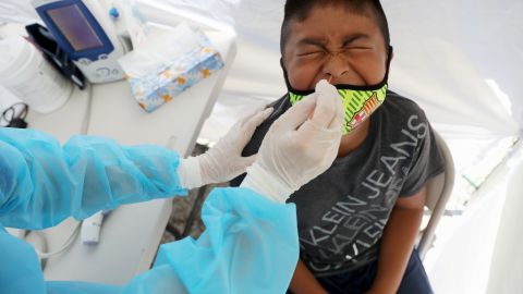 Niños casos positivos de coronavirus