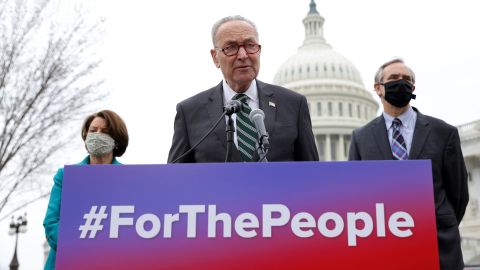 Chuck Schumer, líder de la mayoría en el Senado.