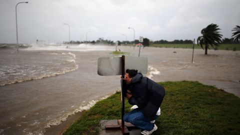 Huracan Isaac en New Orleans Louisiana