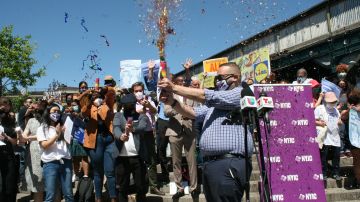 Más de 50 coaliciones celebraron este jueves en la Plaza Corona en Queens.