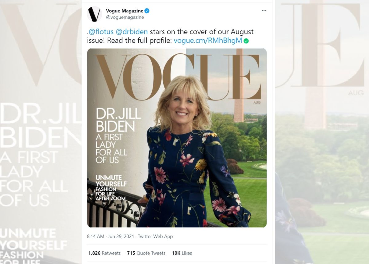 Las fotografías de la Primera Dama para Vogue fueron tomadas en varios puntos de la Casa Blanca.
