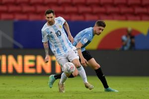 Video: Con exquisita asistencia de Messi la Selección Argentina venció a Uruguay en Brasilia