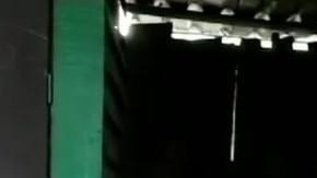 AMLO junto al comerciante malogrado.