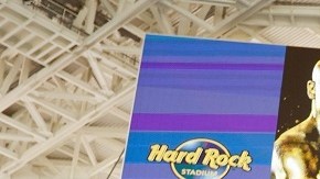 Mayweather y Paul en la presentación de la pelea.