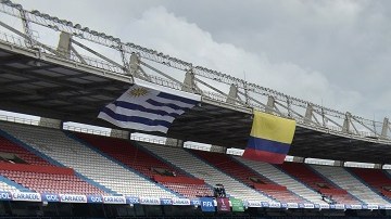 Colombia cayó 0-3 contra Uruguay en su ultima presentación en Barranquilla.