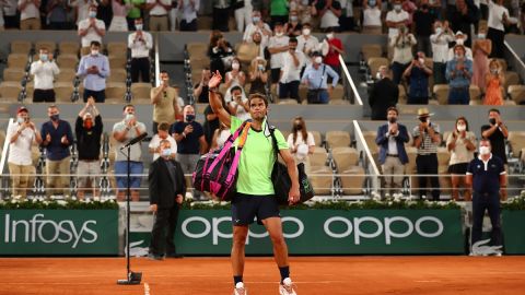 Nadal viene de caer en semis de Roland Garros.