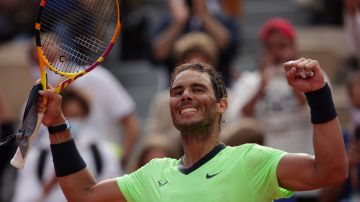 Nadal celebró su victoria 103 en 105 partidos en Roland Garros.