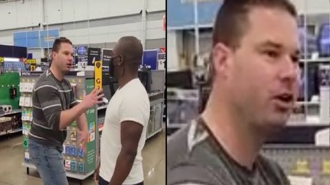 VIDEO: Sujeto intenta patear a joven dentro de Walmart y le lanza insultos racistas