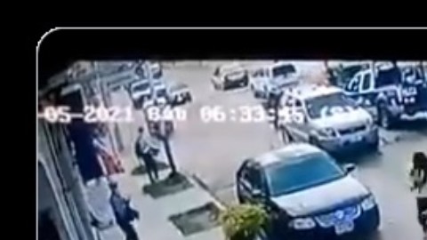 taxi incendiado en Oaxaca