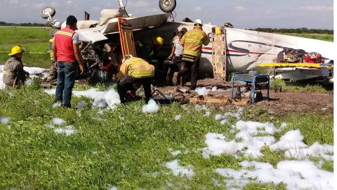 Cae avioneta en Durango, México.