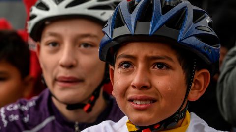 Fue arrollado el mas grande fan de Egan Bernal