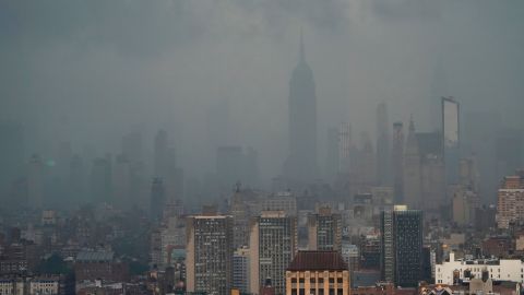 Mal tiempo ayer en Nueva York.