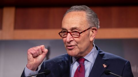 El líder de la mayoría en el Senado, Chuck Schumer.