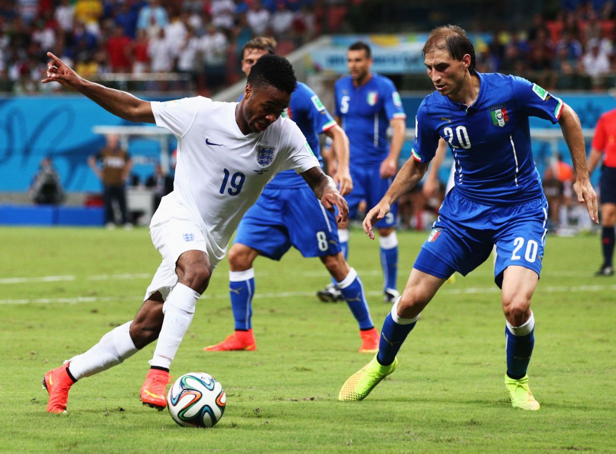 Italia derrotó a Inglaterra 2-1 en el Mundial 2014 en Fase de Grupos.
