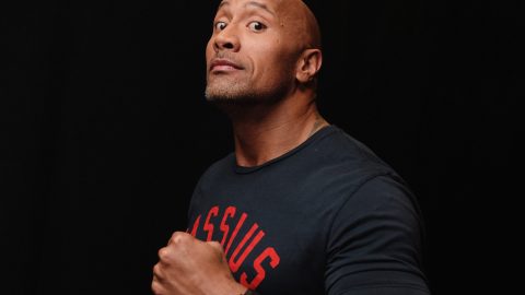 El actor Dwayne Johnson es también conocido como "The Rock", por su época en la WWE.