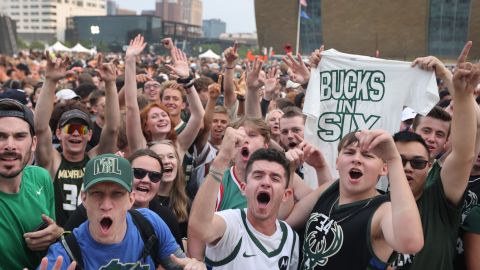 Milwaukee y su fiesta de campeonato en la NBA