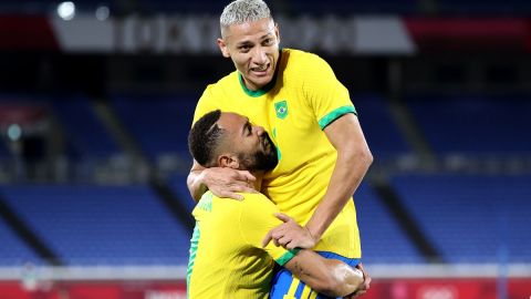 Richarlison es el goleador del naciente torneo de fútbol en Tokio 2020.