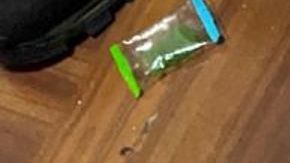 Parte del efectivo incautado.