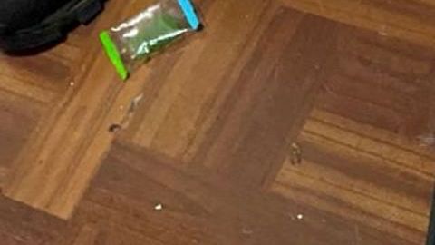 Parte del efectivo incautado.