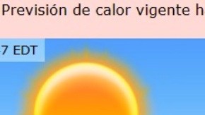 Pronóstico para próximas horas.