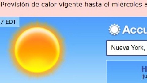 Pronóstico para próximas horas.