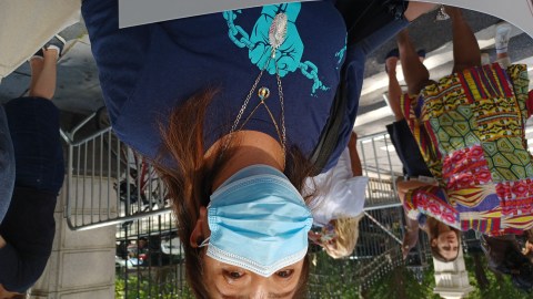 La guatemalteca Olga Delgado sufre la calamidad de que su hijo está en prisión desde 2015