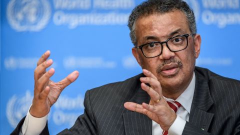 El director de la OMS, Tedros Adhanom Ghebreyesus.