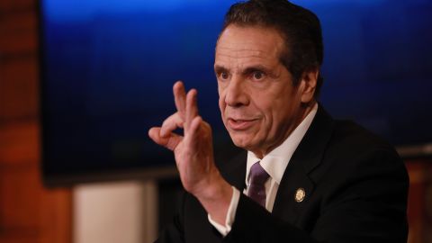 New York Governor Andrew Cuomo Holds His Daily Coronavirus Briefing In Albany