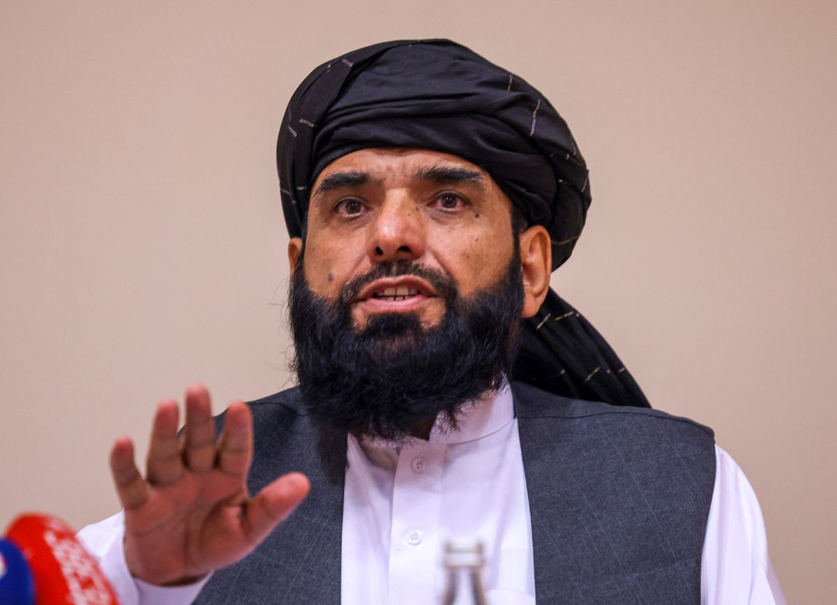 El portavoz de los talibanes, Suhail Shaheen.